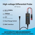 Micsig Oscilloscope High Voltage Different Probe Dp702 Dp1502 Dp3002 -200mhz