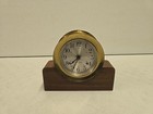 Vintage Seth Thomas Key Wind Corsair E537-000 Maritime Ships Bell Clock W  Stand