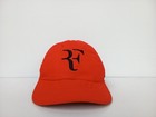 Lot 2 Pcs Rf Roger Federer X Nike Heritage66 Dri-fit Cap Hat Orang white Tennis