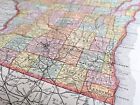 Wisconsin Vintage Original Antique State Map Rand Mcnally 1899 Atlas 28  X 21 5 
