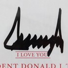President Donald Trump Signed Bookplate     Psa 10 Coa Psa dna