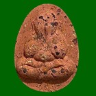Thai Amulet Phra Pidta Close Eye Lp Pat Talisman Buddha Bless Lucky Wealth Charm