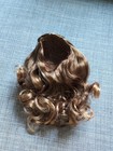 American Girl Lila Wig D Golden Brown Curly Hair Doll Custom Replacement