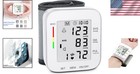 Automatic Wrist Blood Pressure Monitor With Large Lcd  Dual User  Portable Case