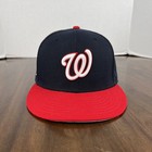 Washington Nationals New Era Fitted Hat 2019 World Series Patch Size 7 3 8 Mlb