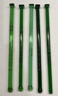 Lot Of  16 Vintage Advertising Art Glass Swizzle Sticks Stirrers Shades Of Green