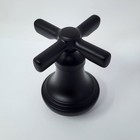 Kohler Paces Valve Trim Plate And Cross Handle Matte Black R34530-3g-bl