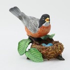 Lenox American Robin Porcelain 1989 Bird Figurine - Coa