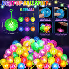 12 Pcs Light Up Ball  Bouncy Balls For Kids  Balls For Toddlers 1-3  2 55inch Se
