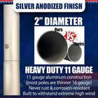 20  Delta Sectional Residential Flagpole  silver 