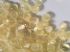 Vtg 144 Yellow Opal Cabochon Round Dome Flat Backs Glass Beads  103019m Mosaic