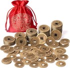 240 Pieces Chinese Coins New  Feng Shui Coins Good Luck Fortune I-ching Ornam   