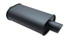  Vibrant 1147 Streetpower Black Flat Oval Muffler  20 Inches 
