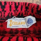 Vtg 1960 s Iceland Jersey Modeller Sweden Sweater Lambs Wool Medium Hans Heitsch