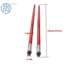 49in Hay Spike Bale Spears 2pcs 4500lb Cap Each Skid Steer Attachments Tractor