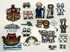 Noah s Ark Felt Story Set Bible Flannel Board Stories 20 Pieces Activity Pages P