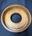 Vintage 1963 Wooden Hat Block Brim Flange Mold Size 20 Millinery Form Tool