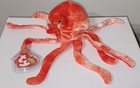 Ty Beanie Baby Wiggly The Octopus   Squid  8 5 Inch  New Mwmts Plush Stuffed Toy