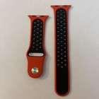 Silicone Band For Apple Watch 42mm 44 Mm Sport Strap Red   Black New Free Ship