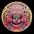 Zaki Ram Wealth God Statue Metal Painted Figurine Tibetan Souvenir Gift Decor