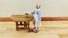 Dollhouse Half Scale Small Green Glass Pitcher 1 24 Miniature Kitchen