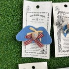 Vintage Lot 1997 Becky Weise Wee Denim Angel Collectible Fabric Angel Pin