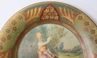 Mccully   Co  Halsey Oregon Antique Advertising Tin Litho Art Plate Boy Girl