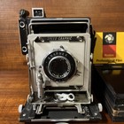 Graflex Speed Graphic Type C-6 Military 4x5 Camera W  Optar 135mm F4 7