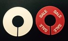 10 Plastic Clothing White Blank Size Rack Ring Dividers And Free Sale Divider