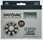 Rayovac Proline Advanced Size 312 Batteries  48 Count