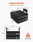 2 Drawer 13  Lockable Under Desk Drawer Organizer Slide-out Drawer Home Office