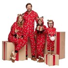 Family Christmas Pajamas Outfits Deer Jumpsuits Father Mother Baby Kids Xmas