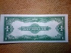 1923  1 One Dollar Silver Certificate Note  Crisp  Very Nice  Au  au    Red Seal