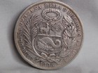 1895 Peru Un Sol Silver Coin