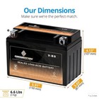 Ytx9-bs  High Performance - Maintenance Free - Sealed Agm Motorcycle Battery