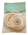 2 Vintage Max Factor Velour Deluxe Creme Puffs Classic Pink Velour New Sealed