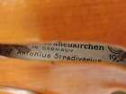 Old German Violin Labeled  a  Udo Wunderlich 1927   For Repair