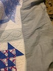 Antique vintage Basket Quilt Hand Stitched 84  X 62  Approximately 