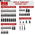 Ementol 71-piece Torx Bit   Hex Socket Set  Master Sae metric Bits    