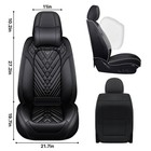 Full Set Seat Covers For Lexus Es 350 2007-2026  Black
