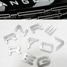 For Range Rover Letters Emblem 3d Raised Badge Accessories matte Silver 