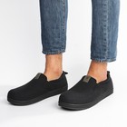 Men s Comfy Cotton Knitted Slippers Breathable Memory Foam House Shoes