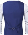 Men Business Tuxedo Suit Blazer Coat Waistcoat Formal Dress Vest Slim Jacket Top