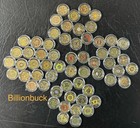  2 Coin Collection 2012 - 2024 Coloured 60 Australian Coins In Capsule