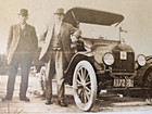 Photo C 1915 Ford Motel T W  Red Cross Symbol   Connecticut License Plate 17266