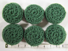 Crocheted Scrubbies  Lot Of 6 Nylon Pot Scrubbers  Dish Scrubby  Handmade  New