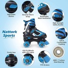 Kids Roller Skates For Boys - Blue Toddler Little Small 10c-13c  