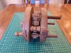 Primitive Wooden Gear Rope Making Machine - 3 Strand hook - Hand Crank - Mjk 