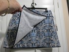 Nwt Tommy Bahama Flap Front Skort     Blues white     Size  Large  l 