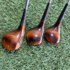 Macgregor Mt Tourney Persimmon Wood Set 1 3 4 Ow2a Steel Regular Flex